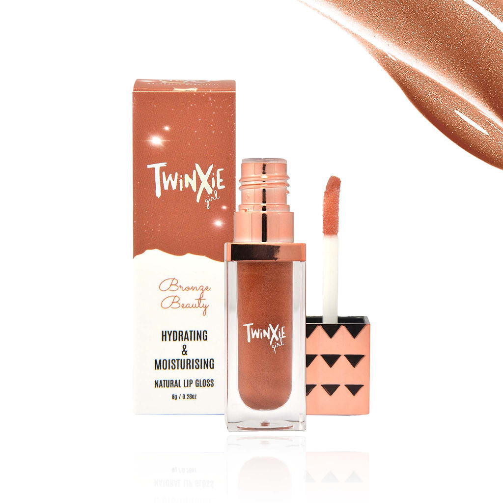 TwinxieGirl Bronze Beauty Lip Gloss Packaging