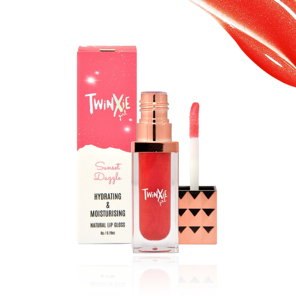 TwinxieGirl Sunset Dazzle Lip Gloss Packaging